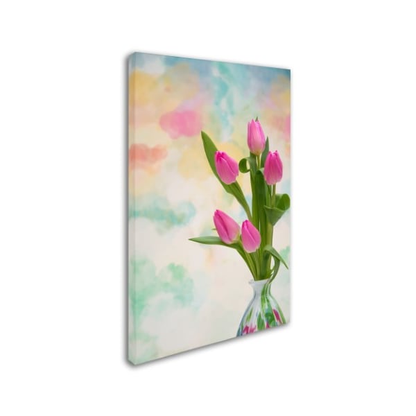 Cora Niele 'Tulips And Aquarel' Canvas Art,12x19